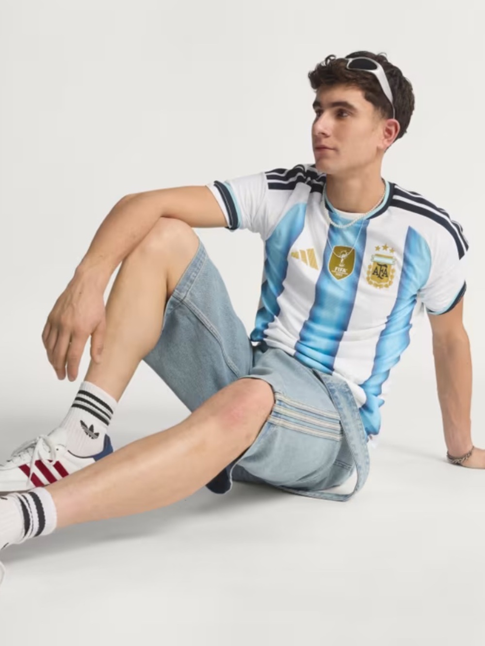 ARGENTINA 26 HOME AUTHENTIC JERSEY Sz Xl